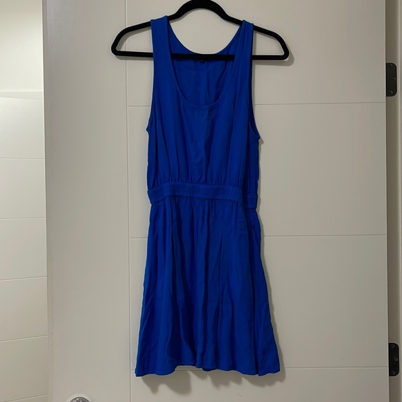 Aritzia Blue dress with pockets - Picture 1 of 3